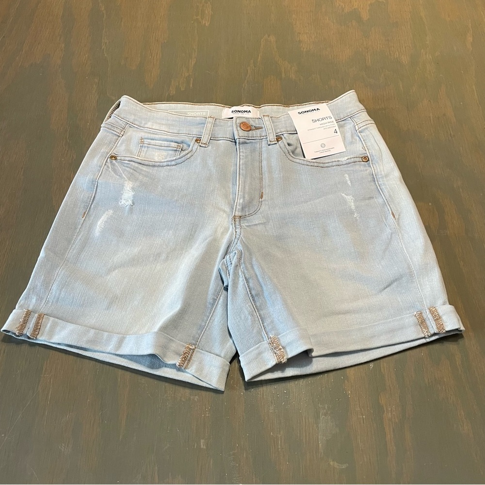 NWT Sonoma High-Rise Jean Shorts